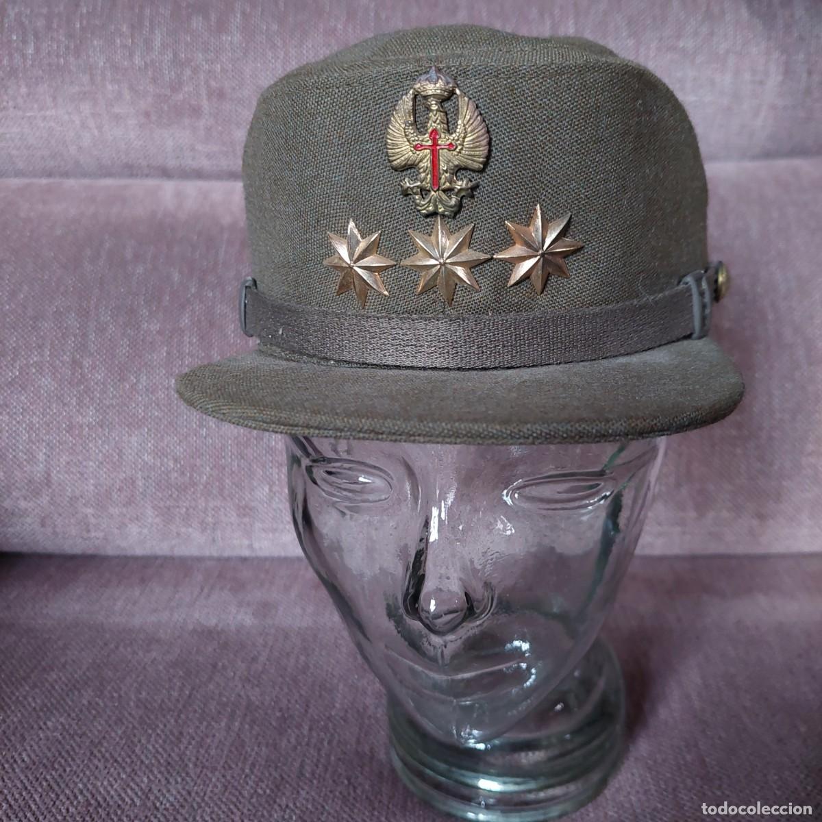 Militaria: Gorra de coronel ej&eacute;rcito espa&ntilde;ol a&ntilde;os 70 - Foto 1