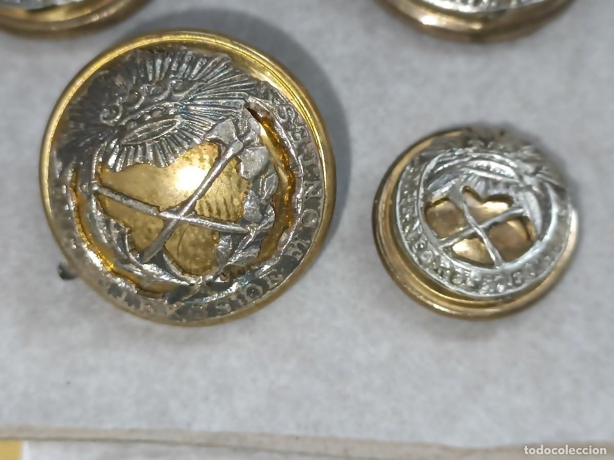 Militaria: Botones de ingenieros de montes - Foto 1