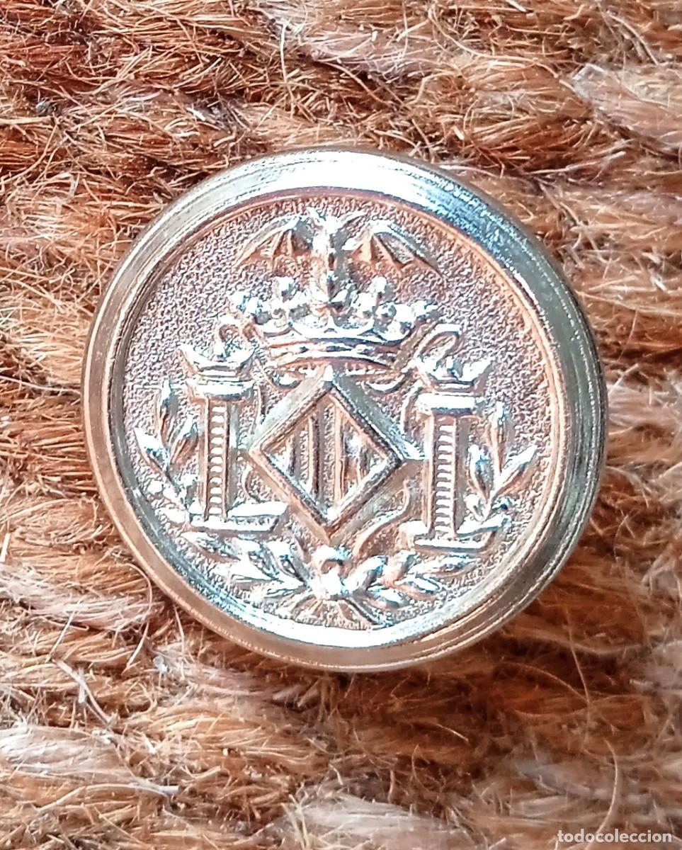 Militaria: BOTON ESCUDO DE VALENCIA - Foto 1