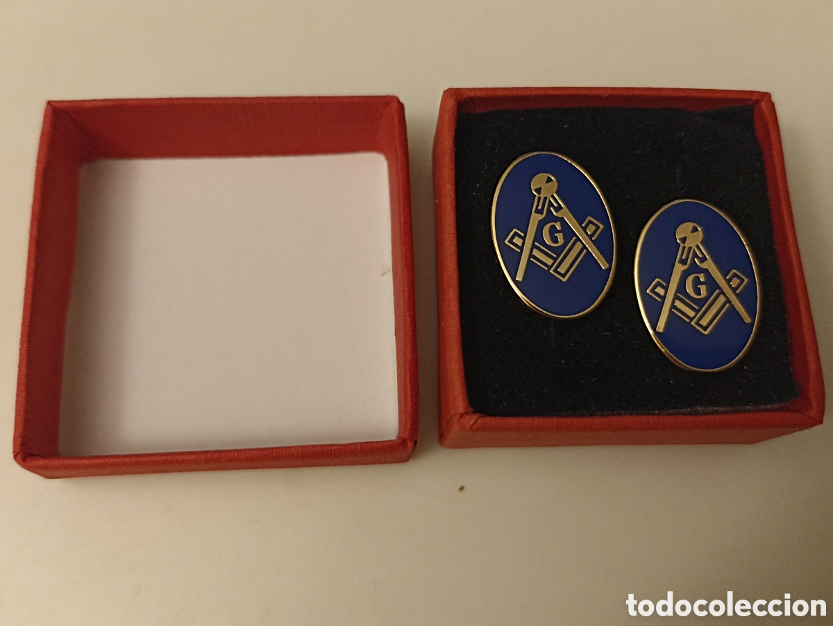Militaria: GEMELOS MASONICOS - Foto 2