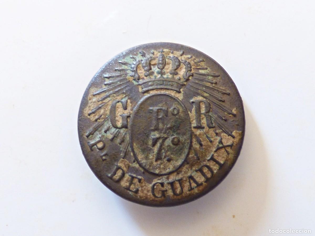 Militaria: DIVISION DE INFANTERIA DE LA GUARDIA REAL PROVINCIAL. PLAZA DE GUADIX. FERNANDO VII. A&Ntilde;O 1824