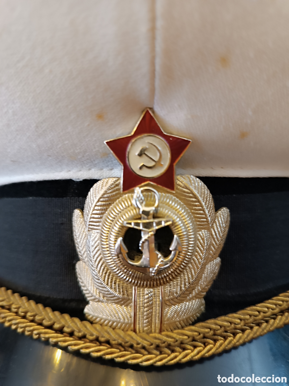 Militaria: Gorra Oficial marina sovi&eacute;tica. - Foto 2