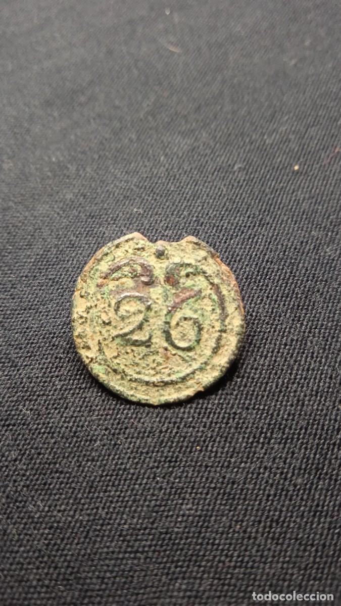 Militaria: Antiguo bot&oacute;n militar Franc&eacute;s. - Foto 1