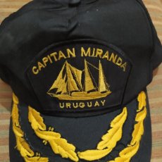 Militaria: GORRA MILITAR ALMIRANTE CAPITAN MIRANDA URUGUAY. EN ACTIVO