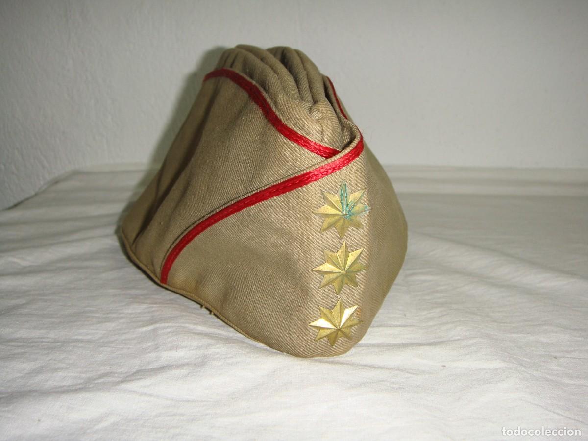 Militaria: Gorra de Pl&aacute;tano. Ej&eacute;rcito Espa&ntilde;ol. Coronel. - Foto 1
