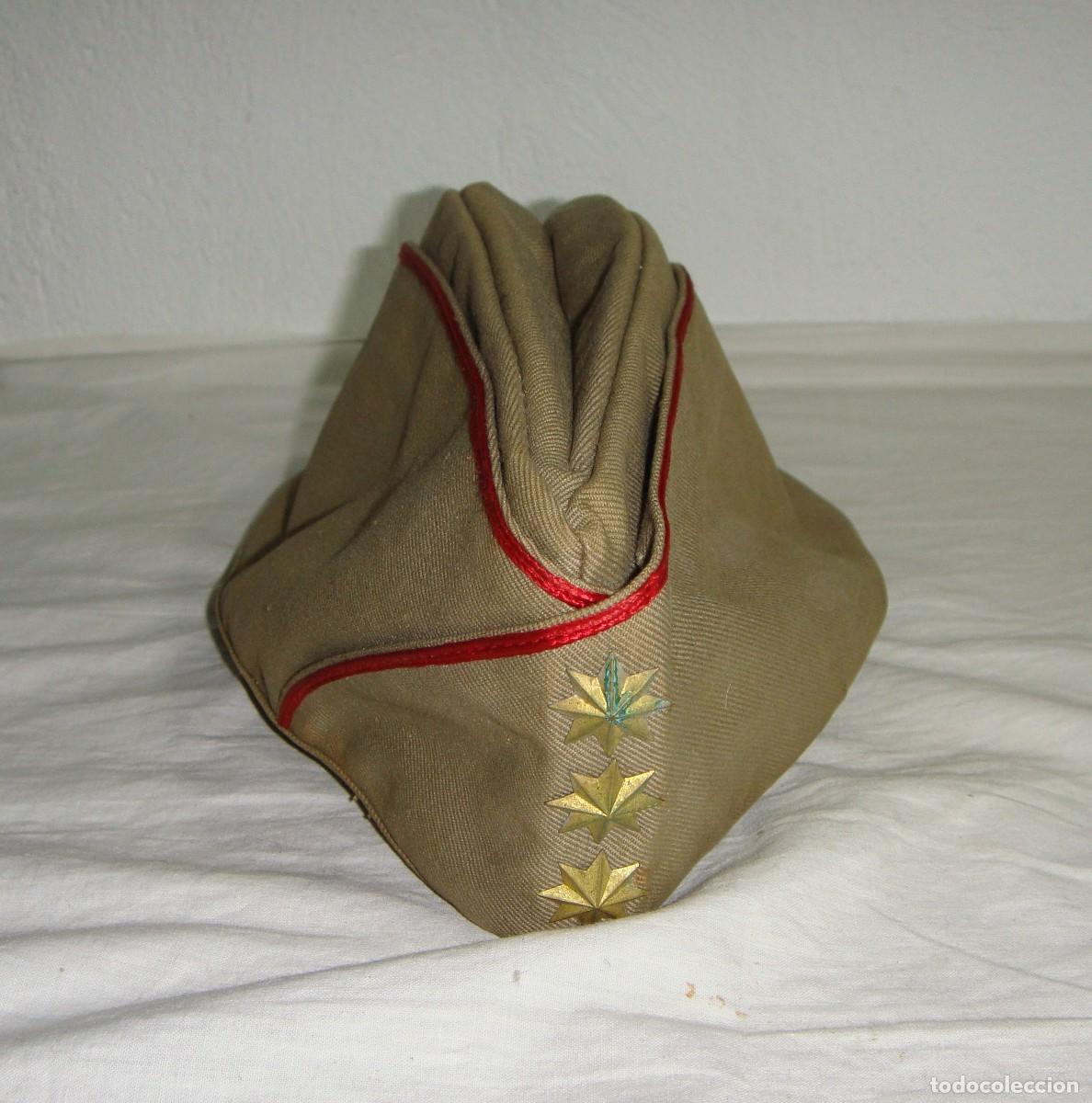 Militaria: Gorra de Pl&aacute;tano. Ej&eacute;rcito Espa&ntilde;ol. Coronel. - Foto 3