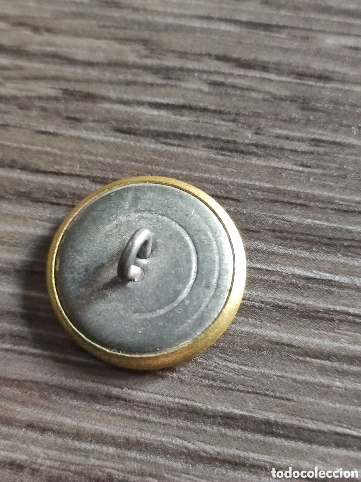 Militaria: Bot&oacute;n Aviaci&oacute;n y Comercio Dorado - Foto 2