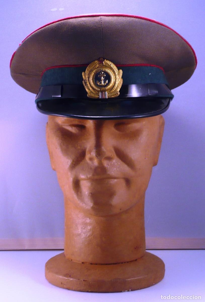 Militaria: GORRA DE PLATO DE LA ARMADA BULGARIA - Foto 1