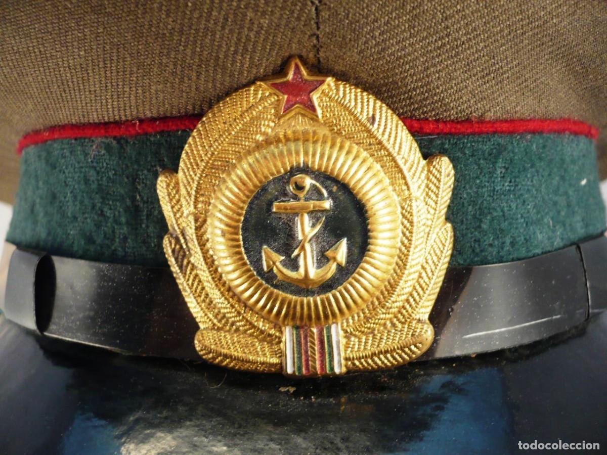 Militaria: GORRA DE PLATO DE LA ARMADA BULGARIA - Foto 4