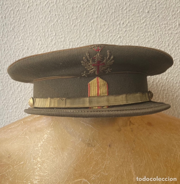 antigua gorra militar - Compra venta en todocoleccion