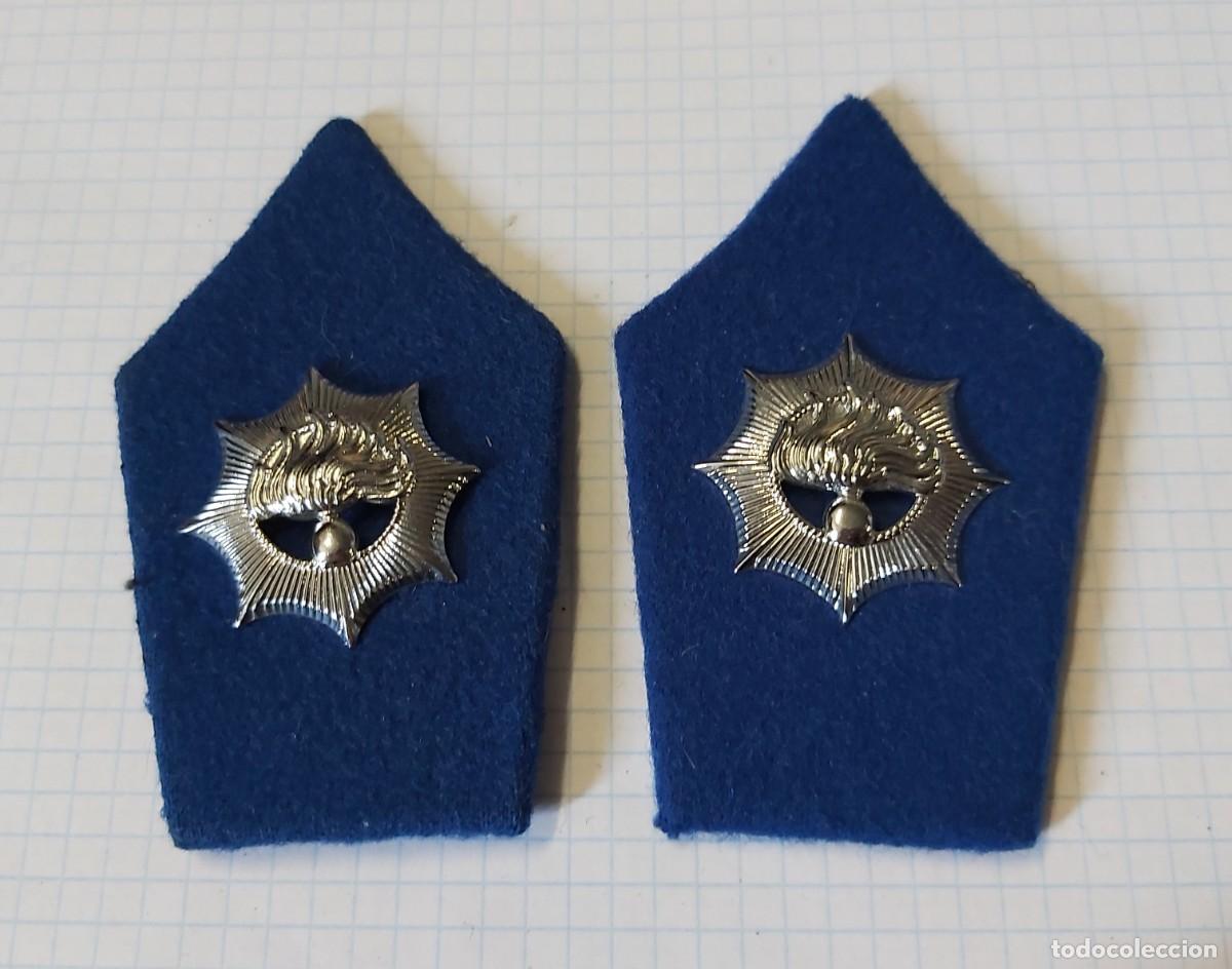 Militaria: Par de distintivos de solapa, Holanda - Foto 1