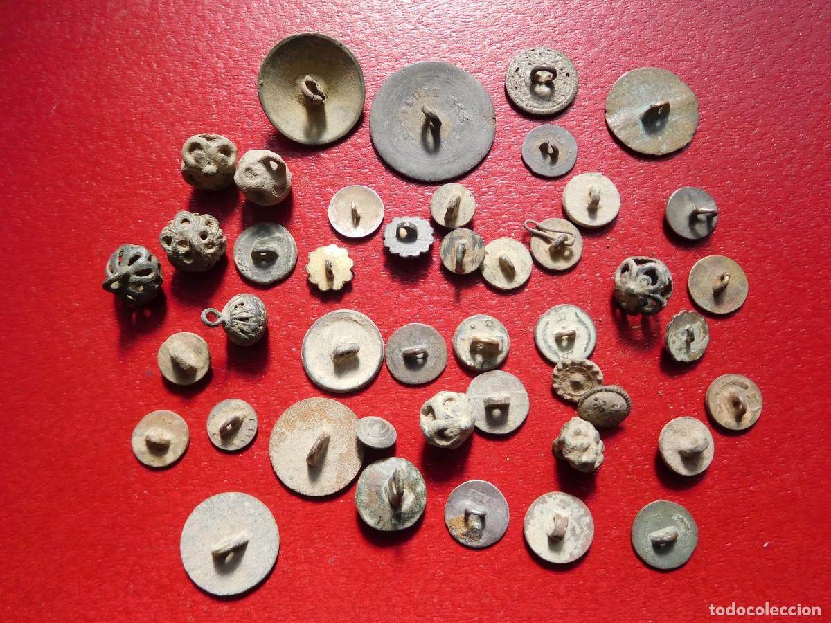 Militaria: Lote de botones antiguos - Foto 6