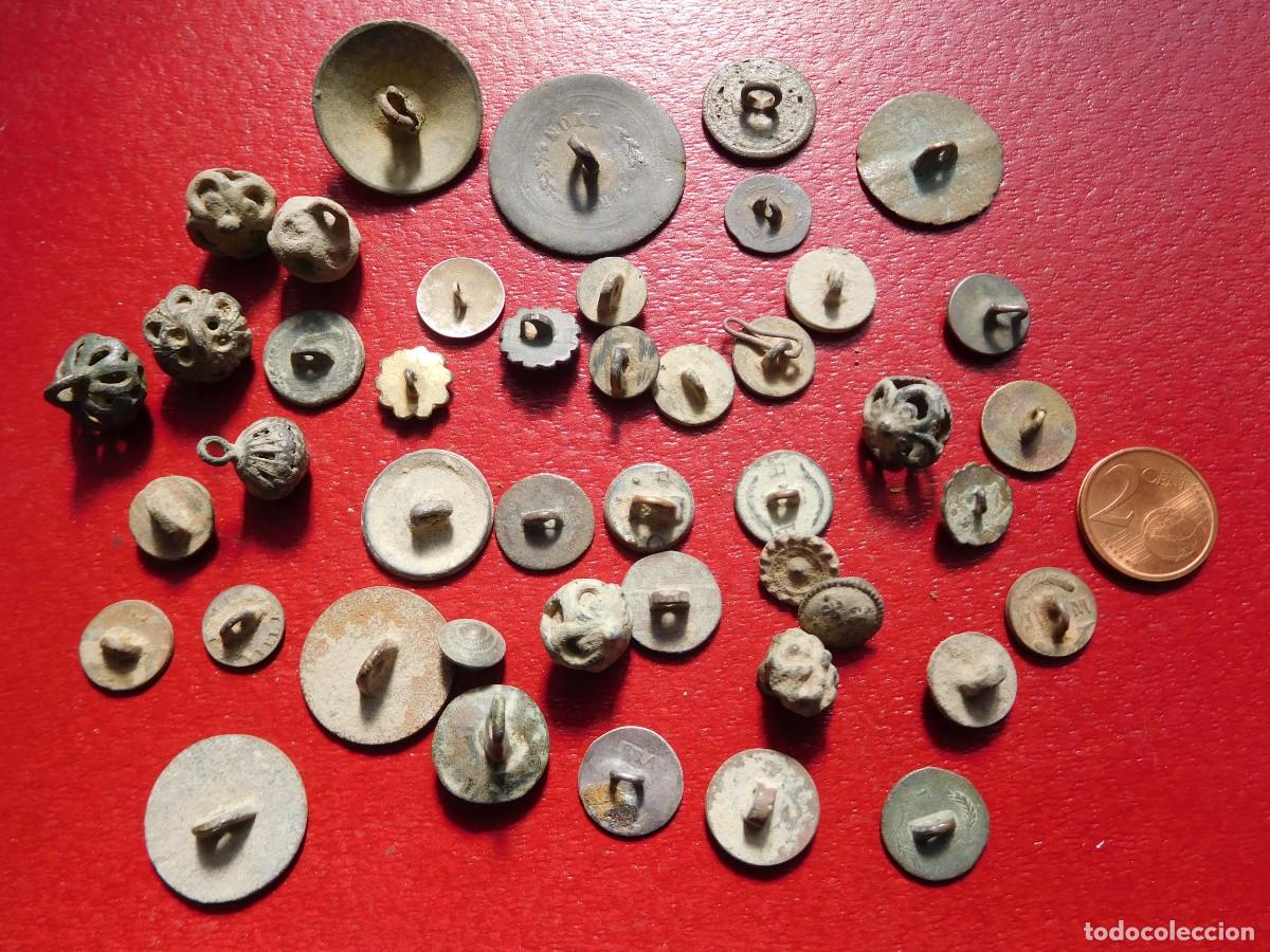 Militaria: Lote de botones antiguos - Foto 7