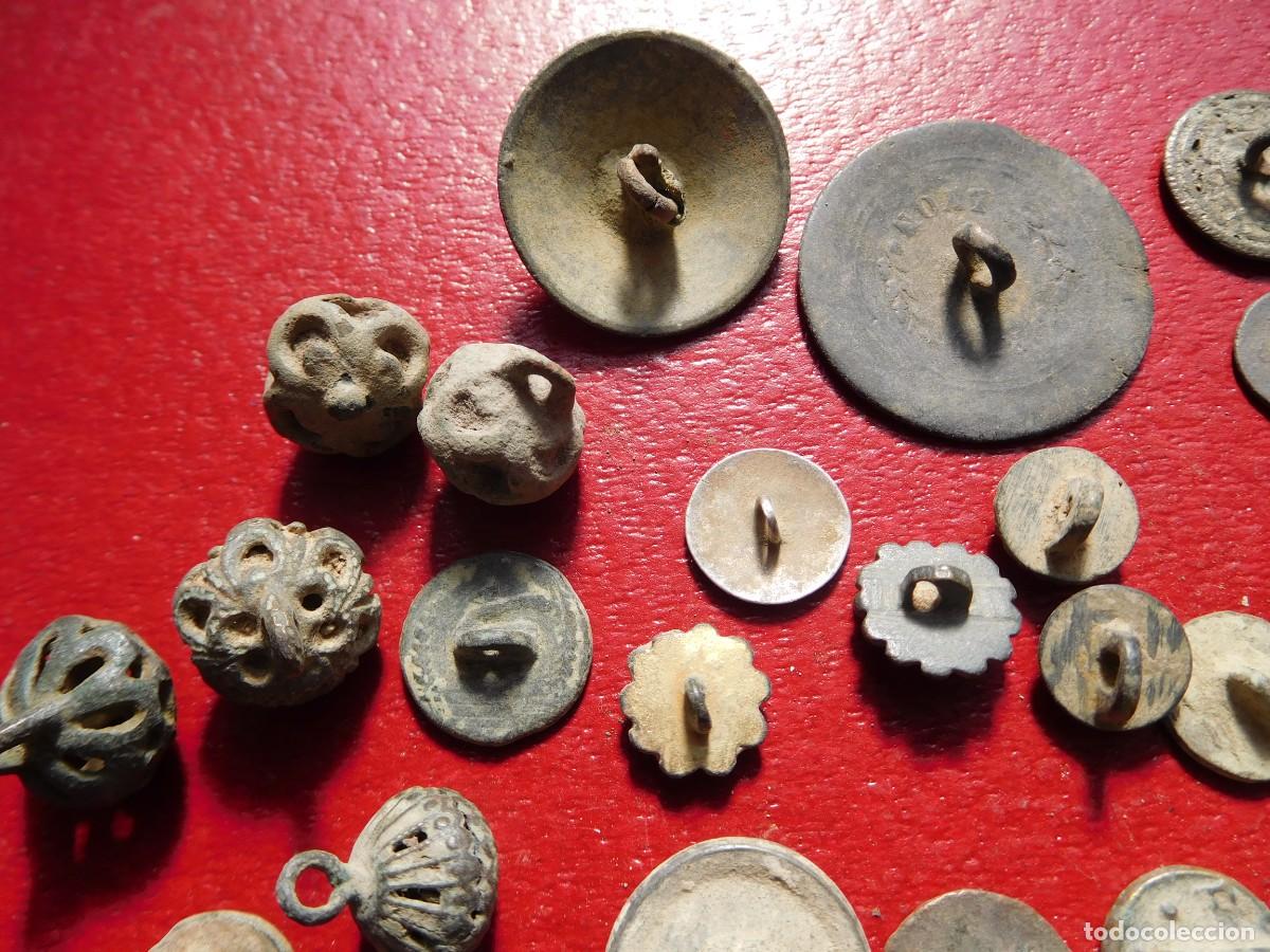 Militaria: Lote de botones antiguos - Foto 8