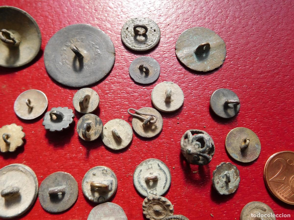 Militaria: Lote de botones antiguos - Foto 9