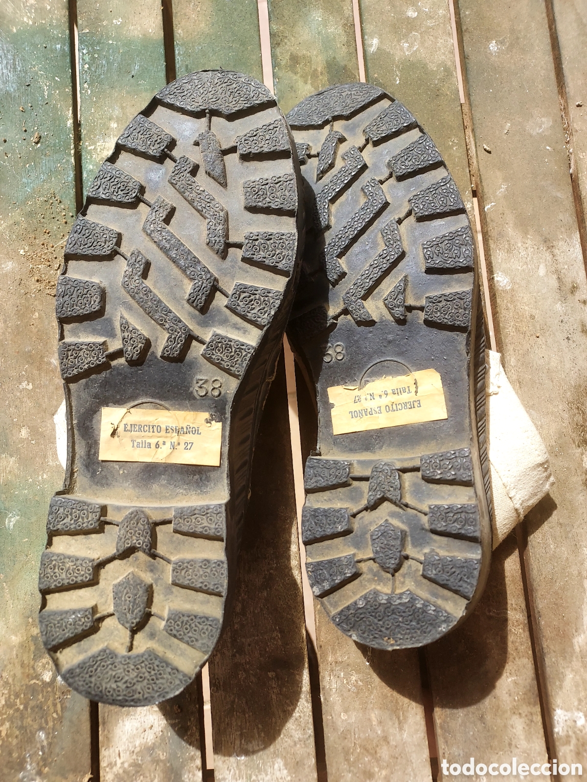 Militaria: Bota alpargato del ej&eacute;rcito espa&ntilde;ol - Foto 3