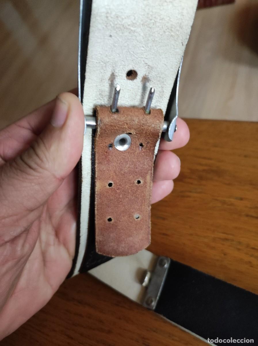 Militaria: CINTURON DE CUERO DE BOMBERO ALEMAN - Foto 3