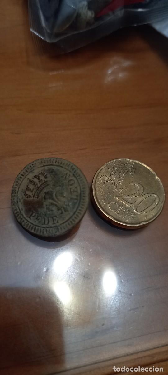 Militaria: BOTON MILITAR LEON - Foto 1