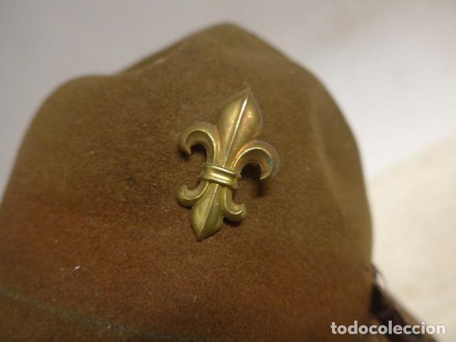 Militaria: Antiguo gorro de boy scouts... original. - Foto 2