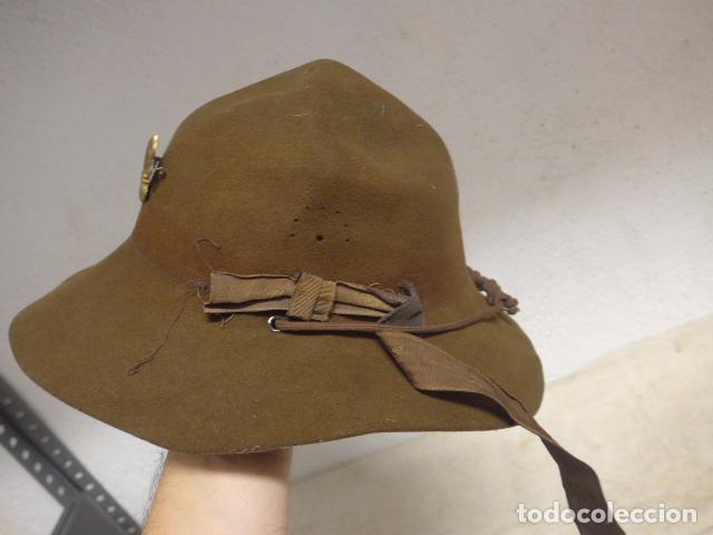 Militaria: Antiguo gorro de boy scouts... original. - Foto 3
