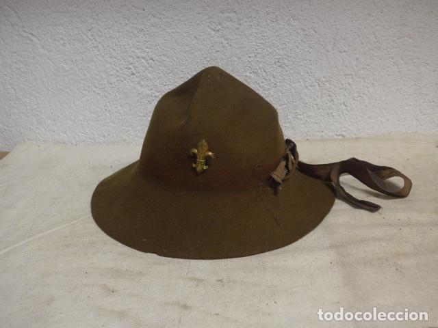 Militaria: Antiguo gorro de boy scouts... original. - Foto 1