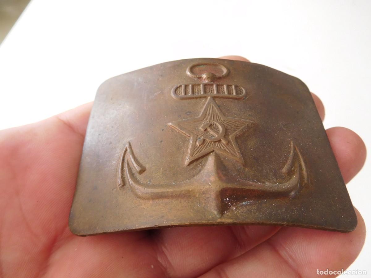 Militaria: Hebilla de la marina sovi&eacute;tica URSS - Foto 2