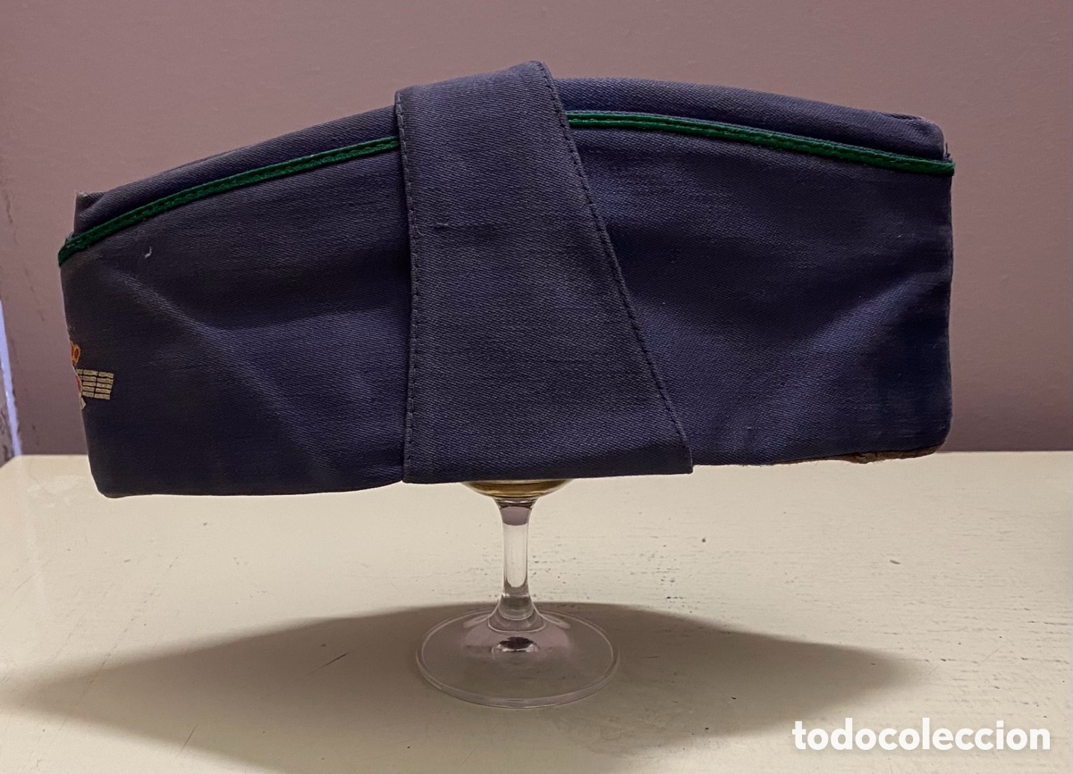 Militaria: 2 Gorras cuarteleras del Ejercito del Aire &eacute;poca Franco - Foto 4