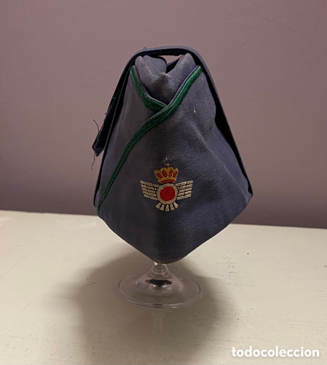 Militaria: 2 Gorras cuarteleras del Ejercito del Aire &eacute;poca Franco - Foto 5