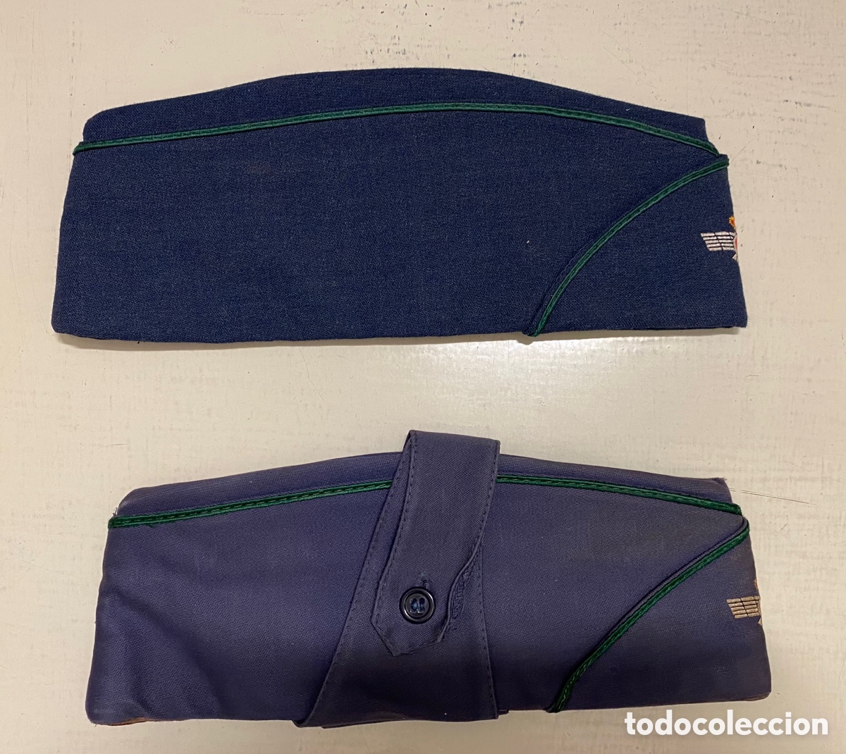 Militaria: 2 Gorras cuarteleras del Ejercito del Aire &eacute;poca Franco - Foto 11