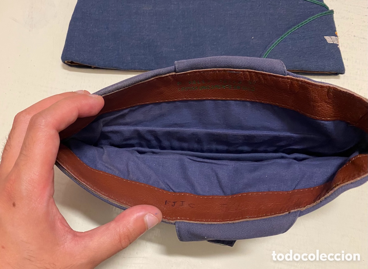 Militaria: 2 Gorras cuarteleras del Ejercito del Aire &eacute;poca Franco - Foto 12