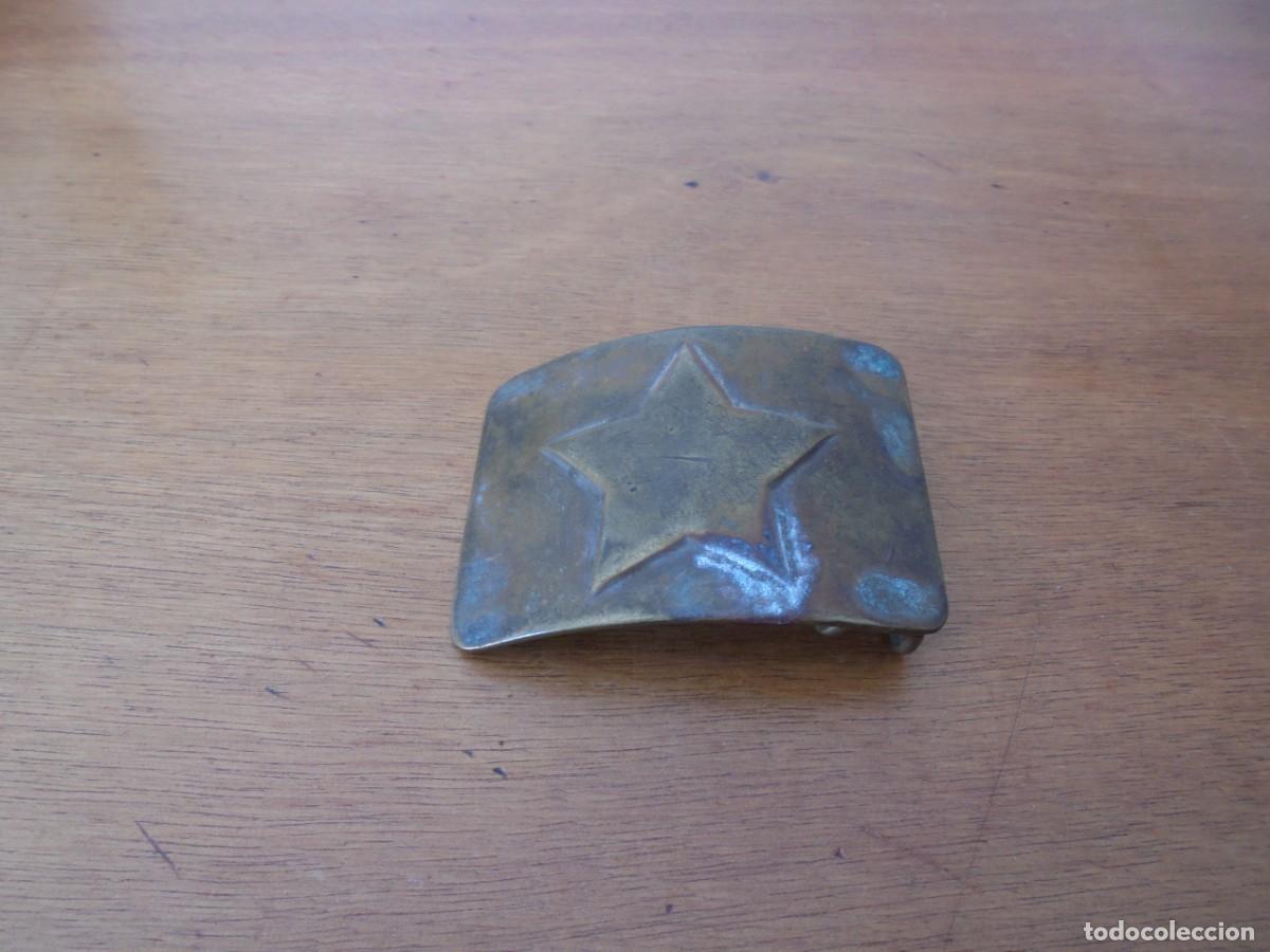 Militaria: HEBILLA MET&Aacute;LICA DE CINTURON DEL EJERCITO SOVI&Eacute;TICO - Foto 1