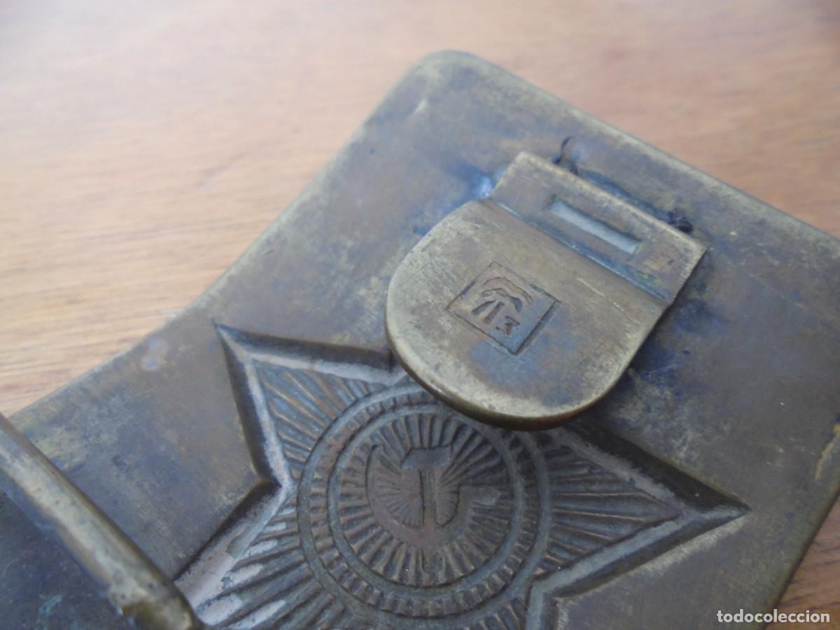 Militaria: HEBILLA MET&Aacute;LICA DE CINTURON DEL EJERCITO SOVI&Eacute;TICO - Foto 6