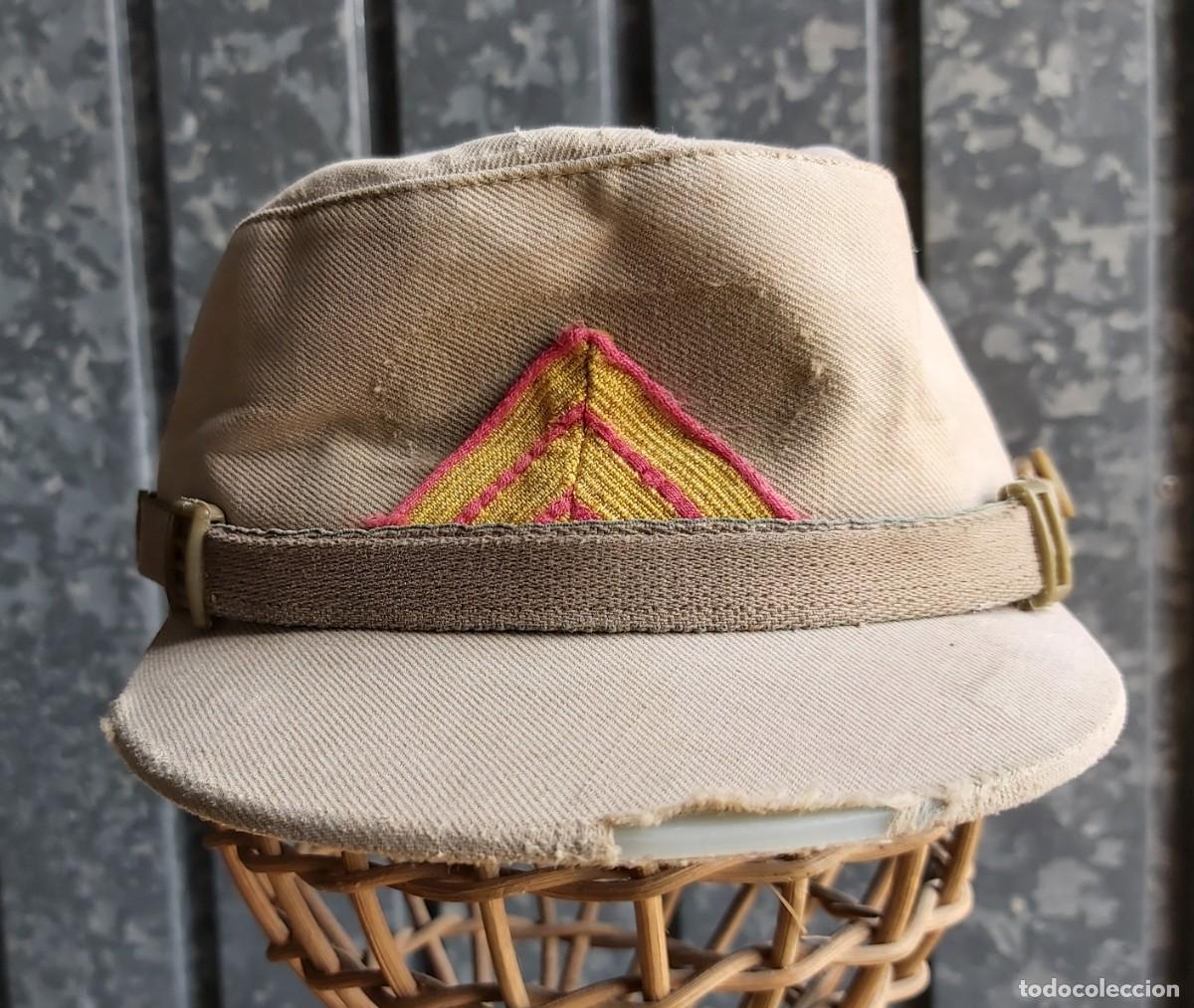 Militaria: Gorra de faena de los a&ntilde;os 60 - Foto 2