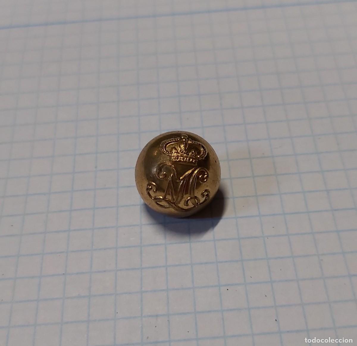 Militaria: Bot&oacute;n de h&uacute;sares, 14 mm - Foto 1
