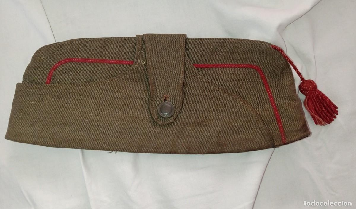 Militaria: Gorrillo de tropa reglamento 1943 - Foto 1