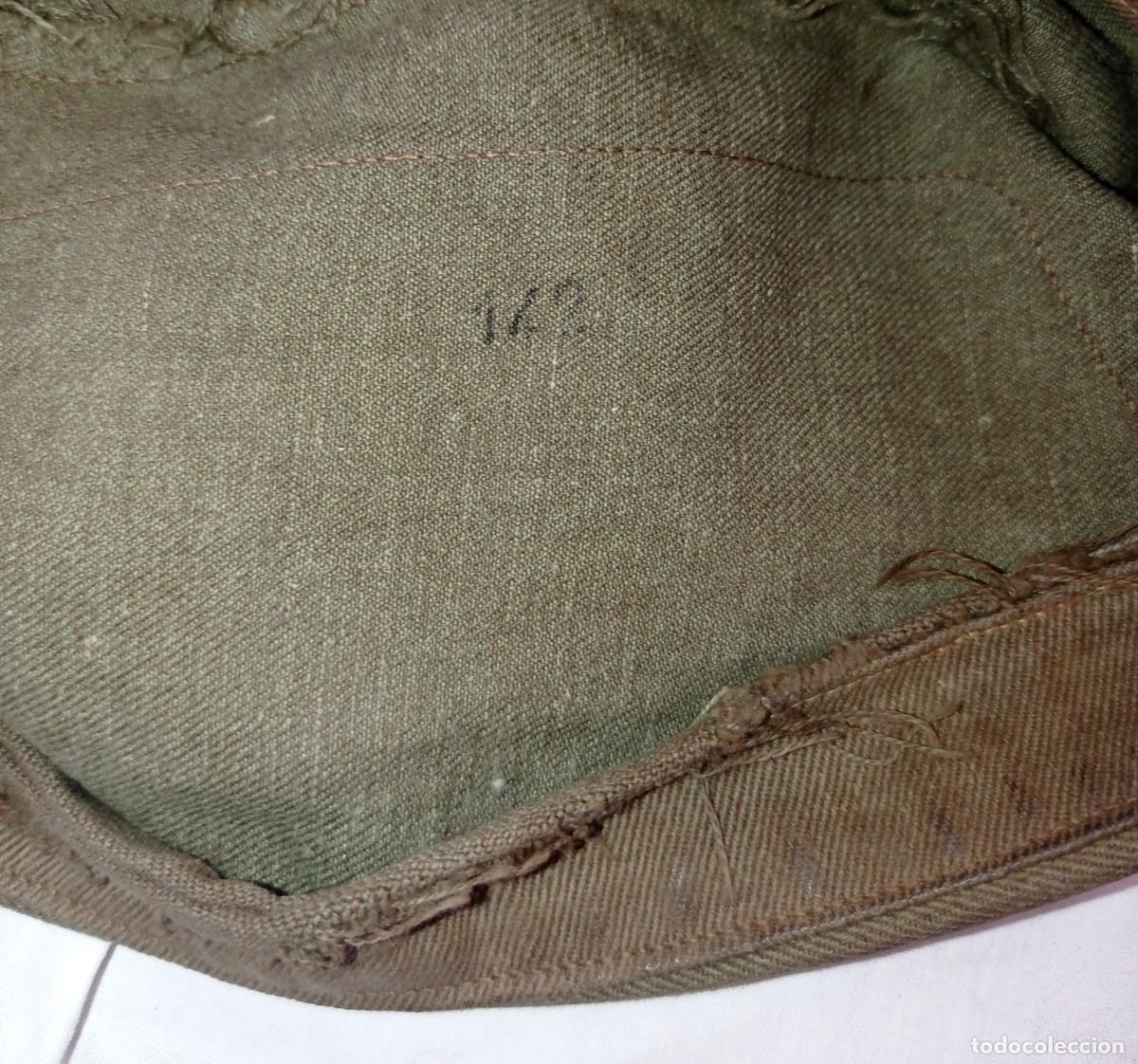 Militaria: Gorrillo de tropa reglamento 1943 - Foto 4