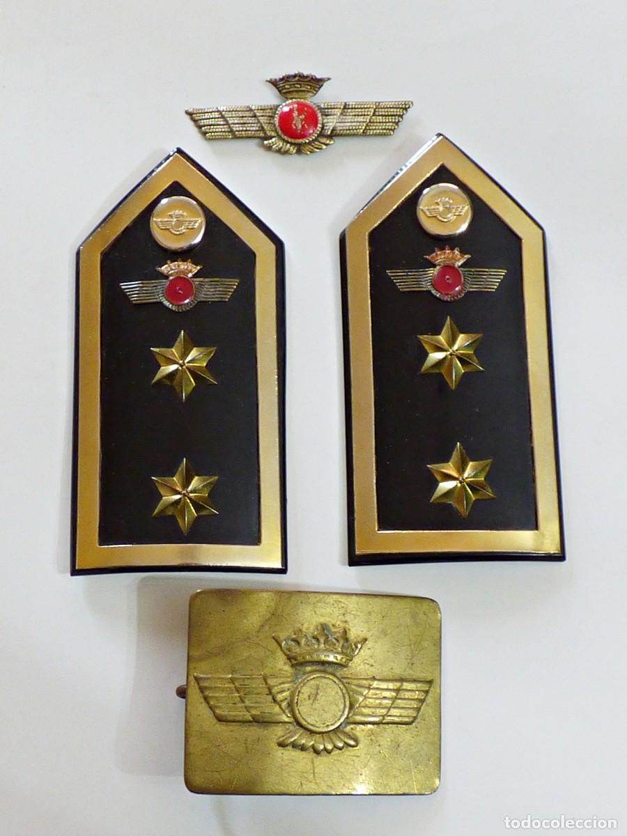 Militaria: ROKISKI, PALAS Y HEBILLA DEL EJ&Eacute;RCITO DEL AIRE. AVIACI&Oacute;N ESPA&Ntilde;OLA