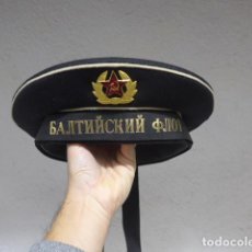 Militaria: ANTIGUO GORRO LEPANTO RUSO ORIGINAL DE LA FLOTA DE MARINA DEL BALTICO. URSS COMUNISTA.