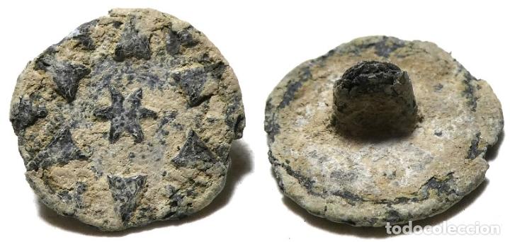 Militaria: Antiguo bot&oacute;n para identificar 18 mm - Foto 1