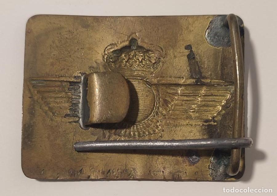 Militaria: HEBILLA DE CORREAJE DEL EJ&Eacute;RCITO DEL AIRE - Foto 2