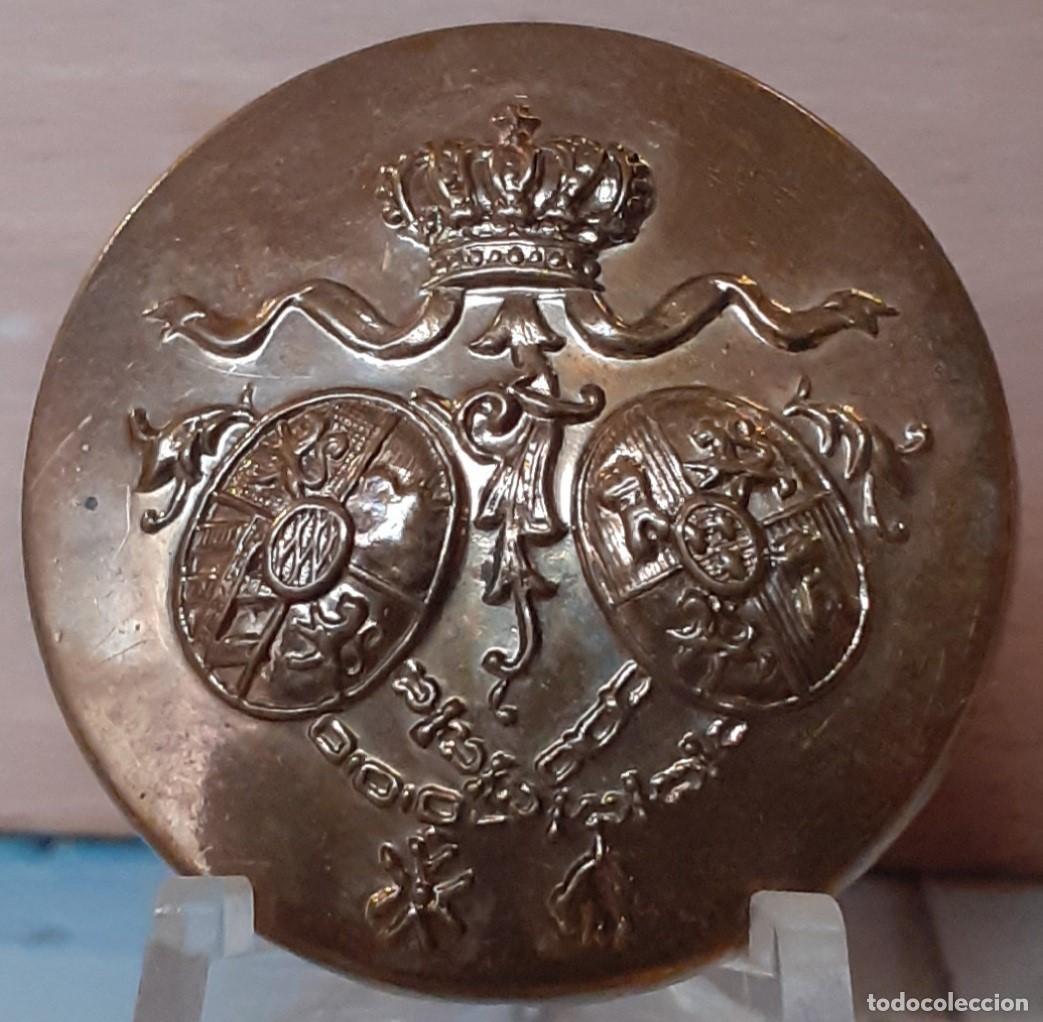 Militaria: ANTIGUO BOTON NOBILIARIO LIBREA - Foto 1