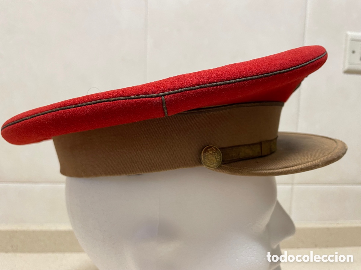 Militaria: gorra de plato de regulares - Foto 5