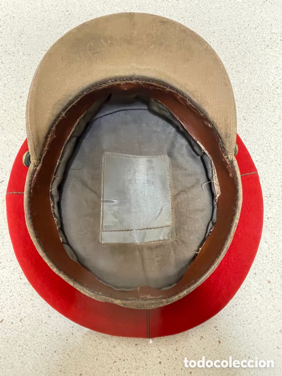 Militaria: gorra de plato de regulares - Foto 10