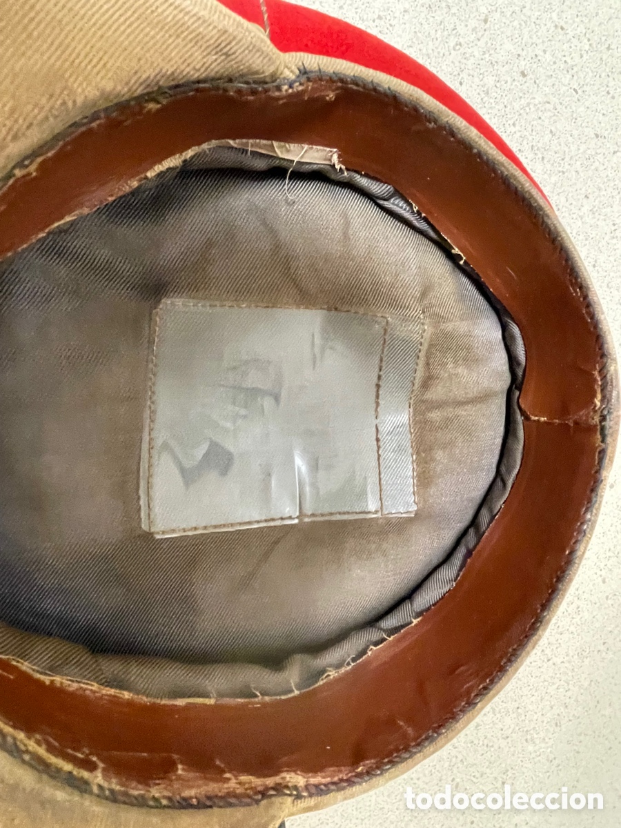Militaria: gorra de plato de regulares - Foto 11