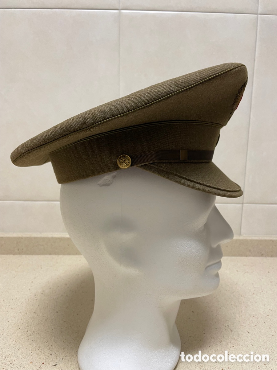 Militaria: Gorra de plato militar - Foto 3