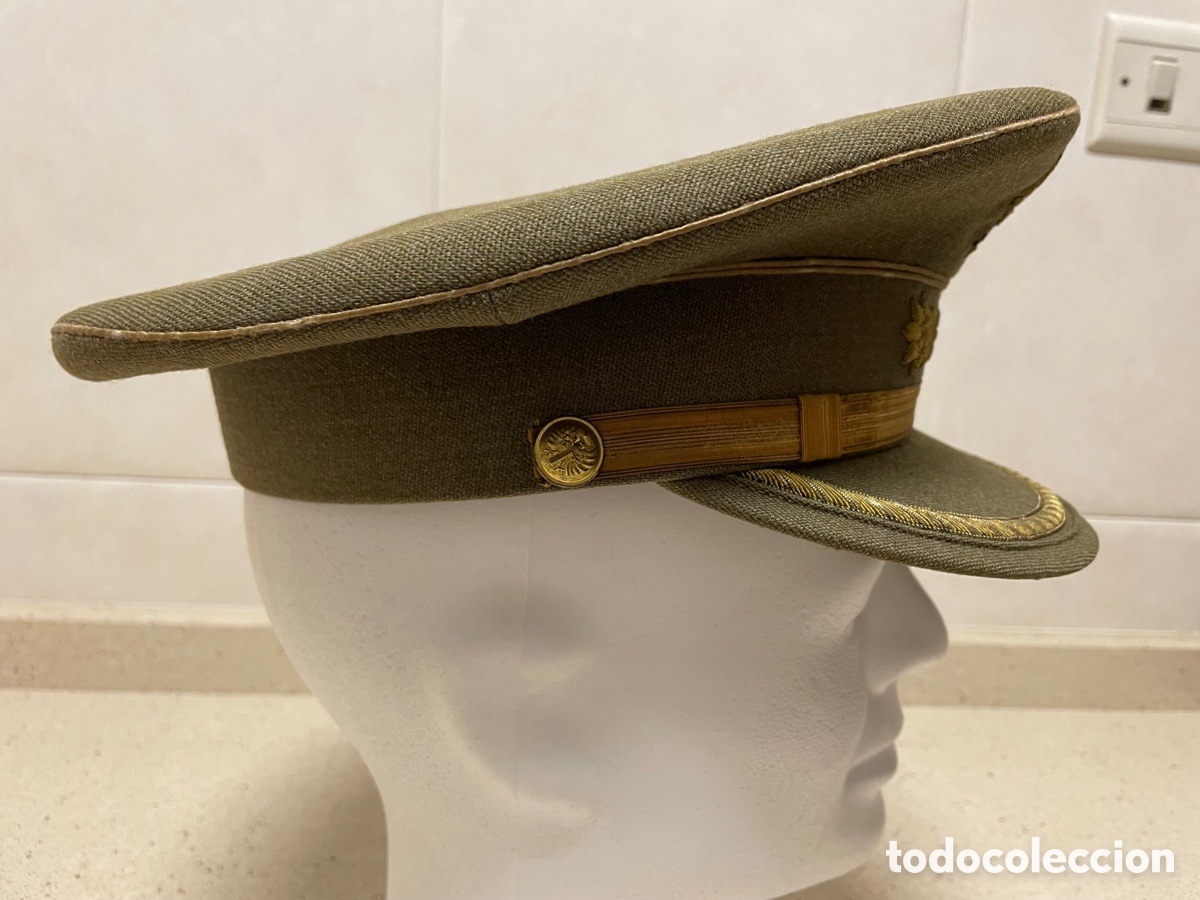 Militaria: gorra de plato militar - Foto 3