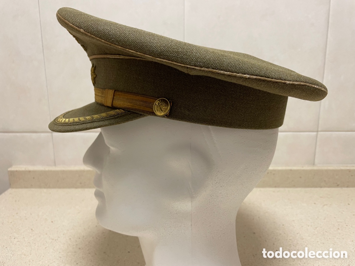 Militaria: gorra de plato militar - Foto 4