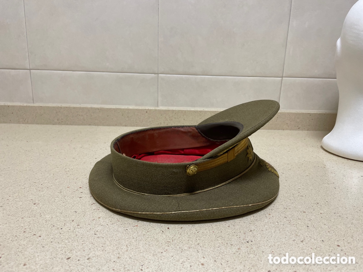 Militaria: gorra de plato militar - Foto 8