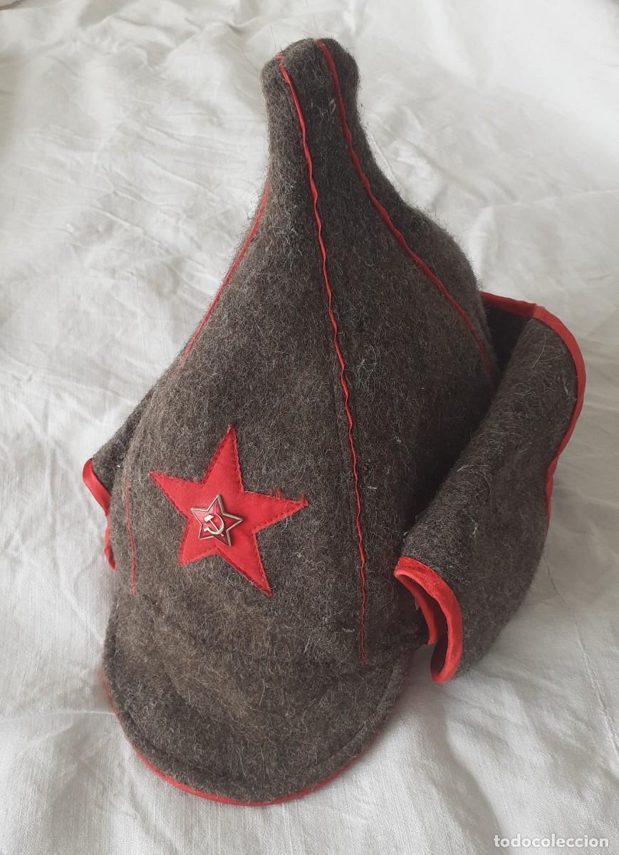 Militaria: GORRO SOVIETICO USHANKA URSS RUSIA - Foto 1