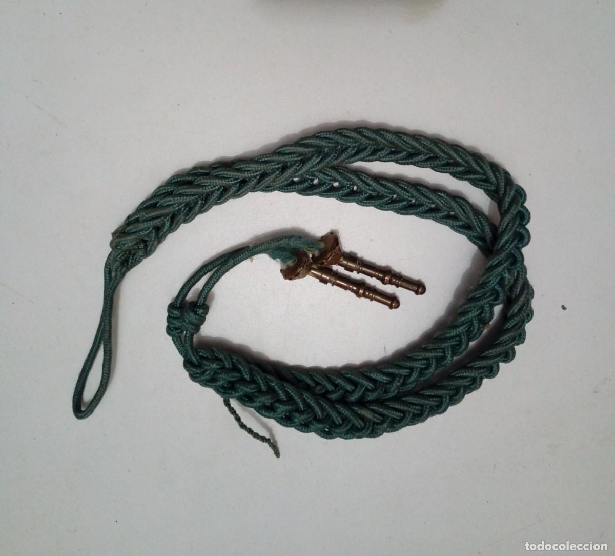 Militaria: Cord&oacute;n verde de uniforme IMEC ej&eacute;rcito de tierra. - Foto 1